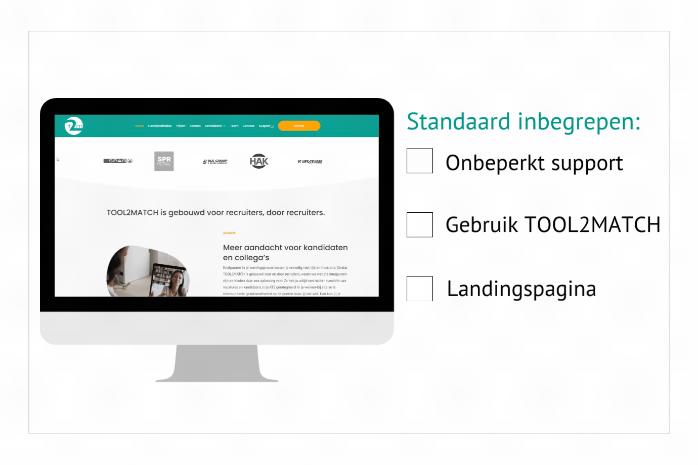 Mini jobsite voor het MKB zonder extra technische inrichting.