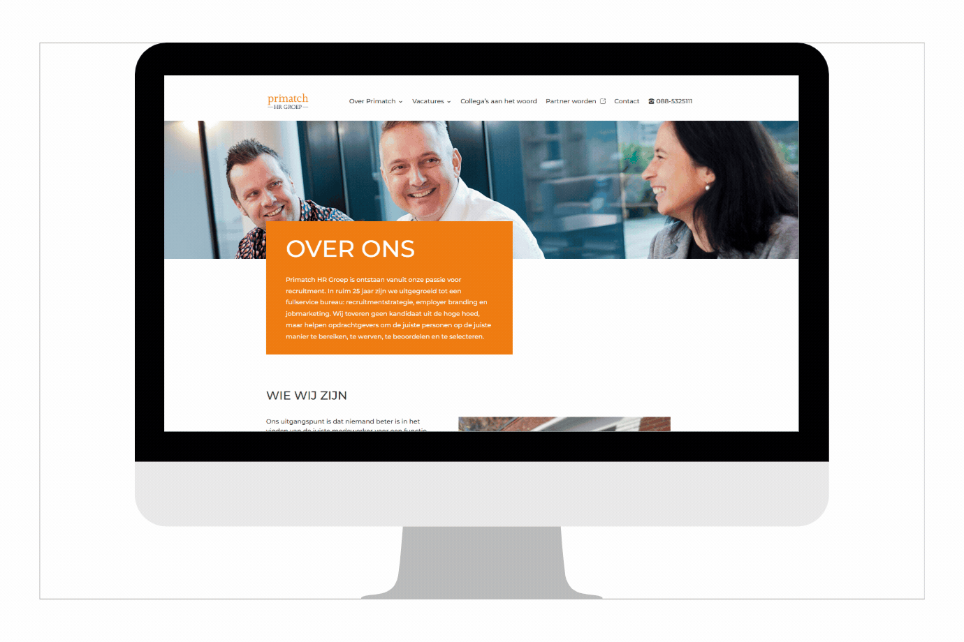 Vacature website koppeling voor MKB met TOOL2MATCH.